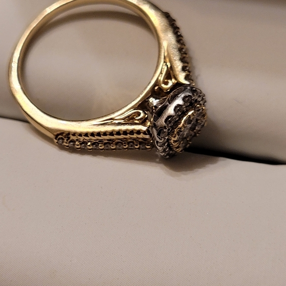 Engagement ring 10k yellow gold 0.50 ct Michael Hl - Picture 2 of 6